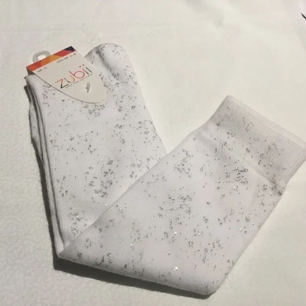 SALE. BUY 5/$10.  NWT Girls Knee Socks White
